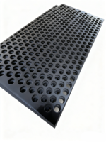 Tôle métallique microperforée en aluminium, perforée à motif losange, galvanisée, maille perforée de 1,5 mm