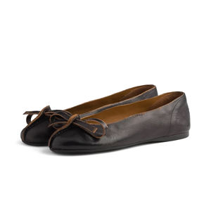 Mocasines <span class=keywords><strong>de</strong></span> invierno para mujer, zapatos planos <span class=keywords><strong>de</strong></span> cuero <span class=keywords><strong>de</strong></span> una sola pieza, estilo retro, bailarinas con lazo, zapatos individuales, pantuflas planas <span class=keywords><strong>de</strong></span> primavera - Product Image 2