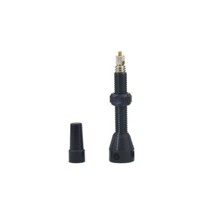 Valve de pneu tubeless à embout français 40mm 44mm 60mm en cuivre noir pour réparation et gonflage de pneus pleins - Product Image 3