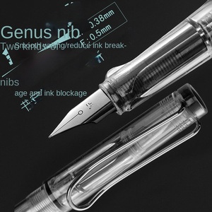 <span class=keywords><strong>Pluma</strong></span> Estilográfica de Plástico de Alta Calidad con Logotipo Personalizado para Estudiantes, Varios Colores, Punta de Acero Inoxidable, Venta al Por Mayor - Product Image 3