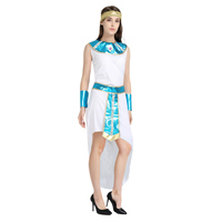 Ancienne Egypte Egyptienne Cléopâtre Costume Femme Halloween Costumes Médiéval Romain Grecian Princess Cosplay Masquerade Party Dress