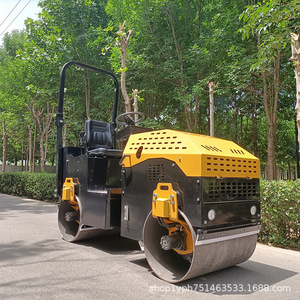 Rodillo Vibratorio de 1.5 Toneladas, de un Solo Tambor, Totalmente Hidráulico, Equipo para Construcción de Carreteras - Product Image 1
