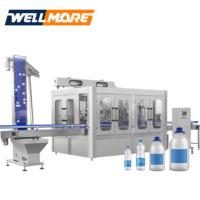 Solution pour les lignes d'eau pour les bouteilles en PET de 3 à 10 L, machine de remplissage et d'emballage automatique pour bouteilles d'eau de 3 à 10 L