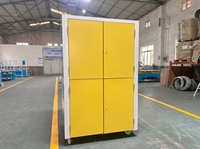 Armoire de rangement mobile moderne en acier pour bureau, dortoir, école, gymnase, atelier, entrepôt, appartement
