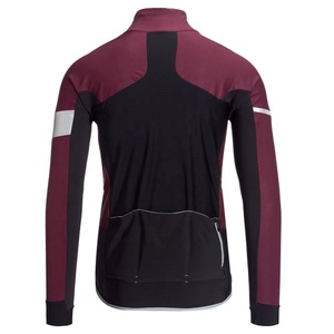 Men's Black <b>Red</b> Geometric Pattern Cycling <b>Jacket</b> Stand Collar Zipper Breathable Sporty Autumn Long Sleeve cycling mtb <b>jackets</b> - Product Image 5