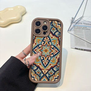 Tùy Chỉnh Bất Kỳ Hình Ảnh Cổ Điển Ma-rốc Gạch Mô Hình Trường Hợp Điện Thoại Cho Iphone 17 16 15 Nghệ Thuật Chống Sốc Bảo Vệ Điện Thoại Di Động Bìa - Product Image 6