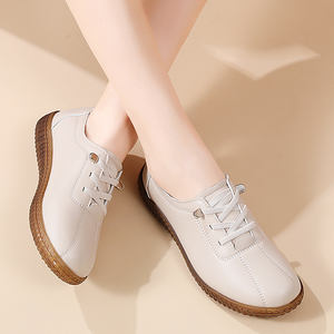 Mocasines planos informales de Invierno para mujer, zapatos cálidos sin cordones para otoño, verano, Primavera, para mamás, zapatos planos de mujer con punta a la moda - Product Image 6