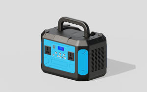 <span class=keywords><strong>Station</strong></span> d'alimentation portable 384Wh, générateur solaire 500W, batterie de secours d'urgence pour le camping, le camping-car, les pannes de courant à domicile, les voyages en plein air - Product Image 3
