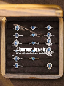 Pulsera de Cadena con Cuentas Triples de Ámbar Azul Mexicano Natural, Plata de Ley 925, Ajustable, Joyería para Mujer - Product Image 5