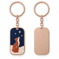 Porte-clés rectangulaire personnalisé en métal avec logo sur mesure, idéal pour la promotion, vente en gros, fournisseur et fabricant