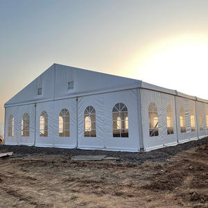 XZ OEM ODM 고강화 10x30m알루미늄 프레임 대형 임시 구조 산업 저장 창고 텐트 - Product Image 3