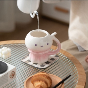 Tazza in Ceramica a Forma di Coniglio Cartoon, Novità 2025, Tazza in Gres per Caffè e Latte, Regalo di Pasqua - Product Image 3