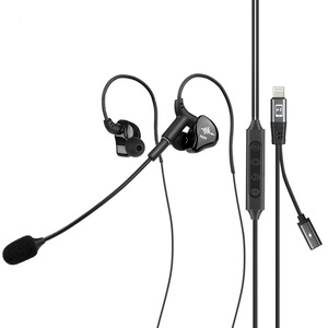 Professional Classic Ear Hook Mini Detachable Dynamic Microphone <strong>Steaming</strong> Game Music Sound <strong>Card</strong> Wired Earphone Casque - Product Image 2