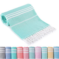 Quick Dry 100% Cotton Turkish Beach Towel Sand Free Turkish Bath Towel for the Pool