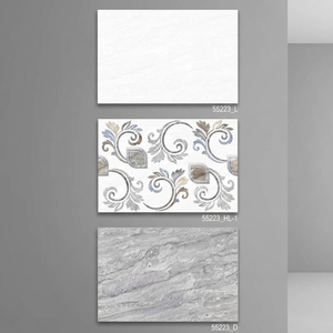 Carreaux muraux en porcelaine polie 300x450mm gris brillant, céramique émaillée pour intérieur, salle de bain, couloir, extérieur - Product Image 4