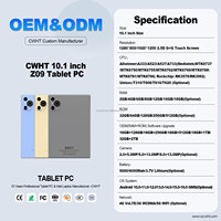 Tablet Personalizada de 16+256 GB, 10.1 Pulgadas, HD, 5G, Wifi, Android, Táctil, Portátil, con Teclado y Ratón