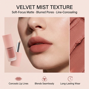 Brillo Labial Mate Hidratante de Larga Duración con Acabado Natural, Maquillaje Diario de Buena Calidad, con Tubos de Plástico y Logotipo Personalizado - Product Image 4