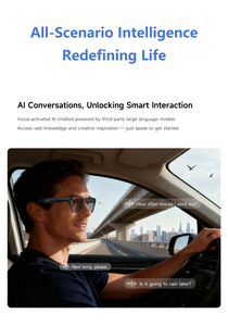 AI Smart <b>Glasses</b> <b>with</b> <b>Camera</b> Recording, AI Photo Recognition, Bluetooth Calling, Smart Translation, and Voice Assistant - Product Image 4