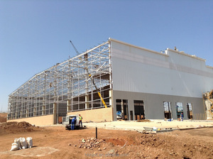 Kích thước tùy chỉnh công nghiệp kho kết cấu thép xây dựng bền kim loại xây dựng - Product Image 4