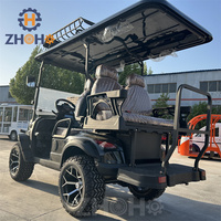 Voiturette de plage 4 places, chariot de golf électrique certifié COC, nouvelle, longue portée, homologuée pour la route, alimentation au lithium 72V