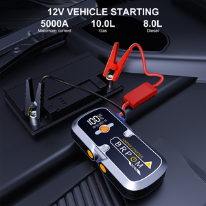 เครื่องจั๊มสตาร์ทรถยนต์แบบพกพา กันน้ำ ผลิตตามสั่ง (OEM) พร้อมไฟ LED สำหรับสตาร์ทมอเตอร์ไซค์ - Product Image 2