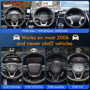 Vjoy xe 2.8 ''hd hiển thị đa chức năng OBDII Gauge Lufi-X1 với turbo Áp lực hoạt động trên hầu hết các 2006 và New OBD2 xe - Product Image 6