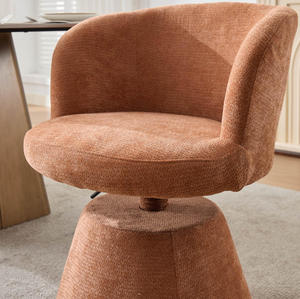 Tabouret <span class=keywords><strong>de</strong></span> <span class=keywords><strong>bar</strong></span> pivotant à 360° réglable en hauteur OE HOME, <span class=keywords><strong>chaise</strong></span> <span class=keywords><strong>de</strong></span> salle à manger moderne rembourrée en chenille pour la maison, le bureau et l'hôtel - Product Image 5