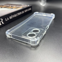 Prix d'usine pour la coque de téléphone transparente Motorola G04 G04S G05, coque de téléphone souple en TPU antichoc pour Motorola E14 E15, personnalisable
