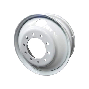 Jantes de camion de qualité supérieure en vente directe d'usine, 22.5x11.75, finition argentée, soudées, avec disque de roue et roues 22.5 - Product Image 2