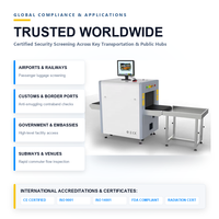 Scanner de bagages à rayons X Ankuai 5030, double énergie, pénétration de 10 mm dans l'acier, machine d'inspection de sécurité des bagages à 4 couleurs pour aéroports, certifié CE