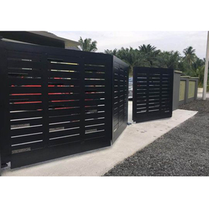 <span class=keywords><strong>Portail</strong></span> <span class=keywords><strong>coulissant</strong></span> <span class=keywords><strong>motorisé</strong></span> avec cellule photoélectrique de sécurité, nouveaux modèles de portails, portails coulissants en aluminium électrique bronze à bras articulé - Product Image 6