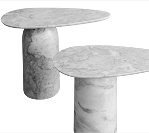Mesa Auxiliar de Mármol Blanco <span class=keywords><strong>Taula</strong></span>, Moderna, Duradera, Hecha <span class=keywords><strong>a</strong></span> Mano, Tamaño Personalizado, Muebles de Comedor para Hotel - Product Image 5