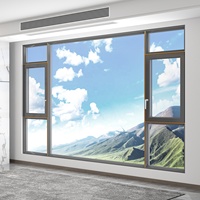 Ventana Abatible Moderna de Aluminio con Rotura de Puente Térmico, Acabado con Aspecto de Madera, Doble Acristalamiento, Insonorizada, Garantía de 5 Años, Certificaciones CE e ISO