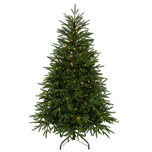 Árboles de Navidad artificiales Led Árbol de Navidad gigante de lujo con bisagras Pvc Pe Árboles de Navidad mixtos - Product Image 1