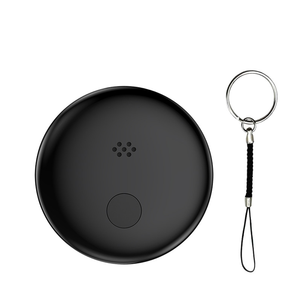 <b>Mini</b> Round <b>Tracker</b> White Black Plastic App Control GPS Location Key Ring Device - Product Image 5