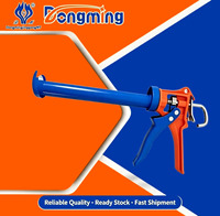 Pistolet à mastic manuel à tige lisse, outil manuel multifonctionnel et industriel pour le mastic silicone, le colle à verre et les joints de construction, permettant une application sans effort