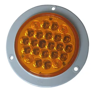 4 Inch Amber Led Truck Lights 12v 24v Led Truck Stop Tail Light Led Turn Signal Brake Lights Trailer Lamp Other Car Accessories