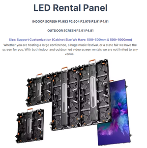 Mur vidéo d'événements en plein air P2.976 pour la location de scène Affichage LED - Product Image 2