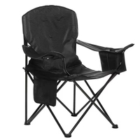 Chaise de camping pliable portable en tissu respirant pour l'extérieur, les voyages, la plage et la détente – Emballage inclus