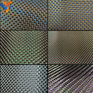 Sợi <span class=keywords><strong>Carbon</strong></span> vải long lanh dòng tím vàng bạc đỏ xanh xanh màu sợi <span class=keywords><strong>Carbon</strong></span> phản chiếu vải vải cuộn - Product Image 2