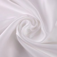Tissu drapé lourd de satin mat confortable épais de soie de polyester de la coutume 100% de mode