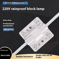 220V haute tension LED bande lumineuse publicitaire Blockchain Film souple boîte à lumière de plafond blanc réflexion diffuse IP65 pour paysage