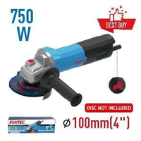 Meuleuse d'angle professionnelle FIXTEC 750W 100-120V 11000 tr/min 100 mm 4 pouces, outil de coupe et de meulage industriel pour métaux