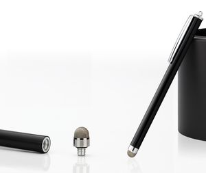 <span class=keywords><strong>ปากกา</strong></span>สัมผัสแบบ Capacitive สำหรับขายส่ง หัวเปลี่ยนได้ (พลาสติก/โลหะ) หัวผ้าโลหะ พกพาสะดวก สำหรับ iPhone iPad - Product Image 2