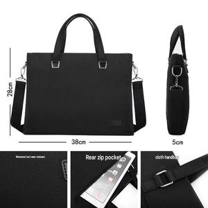 Nylon Business <b>Laptop</b> Tote Briefcase, Crossbody Shoulder Handbag, High Quality Messenger Bag for Men. - Product Image 1