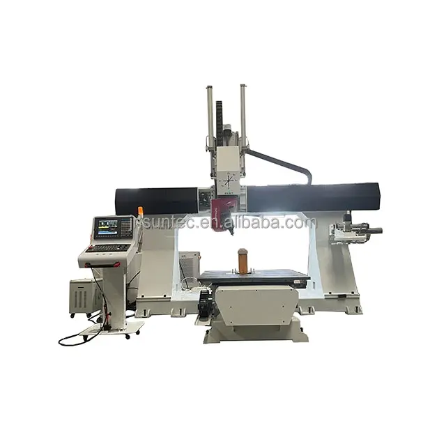 Suntec 5 trục CNC phay máy CNC 5 trục gỗ khắc máy 5 trục CNC Router Máy chế biến gỗ