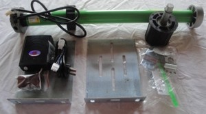 Nhà điều hành cửa tự động hiện đại với động cơ chuỗi pin lithium mới căn hộ nhà để xe Gates-Exterior Con lăn màn trập cửa mở - Product Image 6