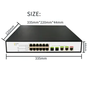 12 Ports S3100-12M2XT2XF Ethernet Switch With 2 10 Gigabit SFP+ And 2-Port 10GBase-T RJ45 Port Network Switches Product