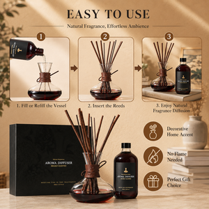 Set <span class=keywords><strong>de</strong></span> Regalo <span class=keywords><strong>de</strong></span> Difusores <span class=keywords><strong>de</strong></span> Aroma <span class=keywords><strong>de</strong></span> Gran Capacidad con Varillas Naturales para Marcas Minoristas, Venta al Por Mayor - Product Image 5