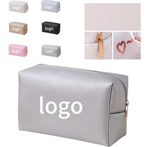 กระเป๋าเครื่องสำอางไฮเอนด์ความจุขนาดใหญ่แบบเรียบง่ายพร้อมฝาปิดซิปกระเป๋าเก็บของใช้ในห้องน้ำสำหรับเดินทางกันน้ำ - Product Image 1